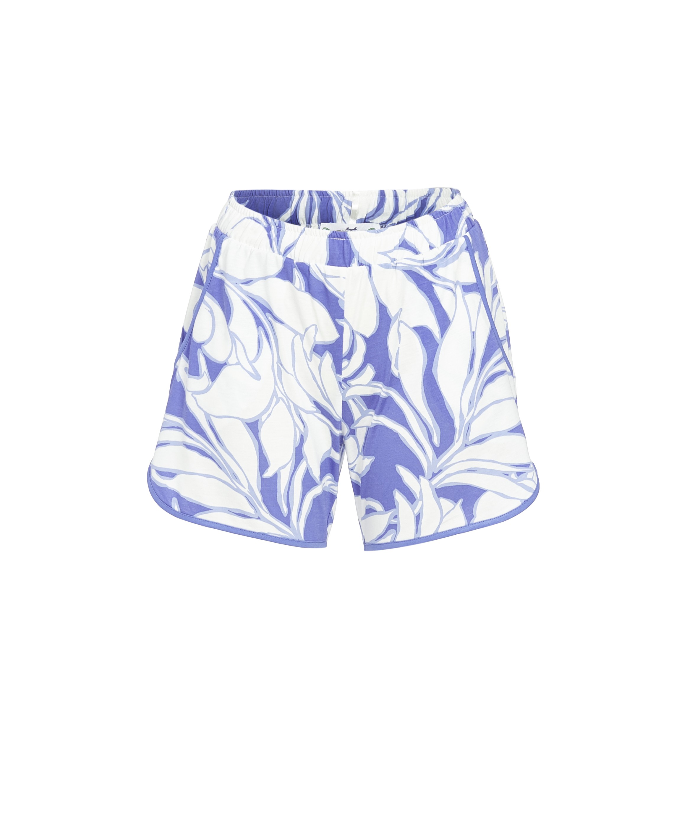 Shorts mit Blätterdessin