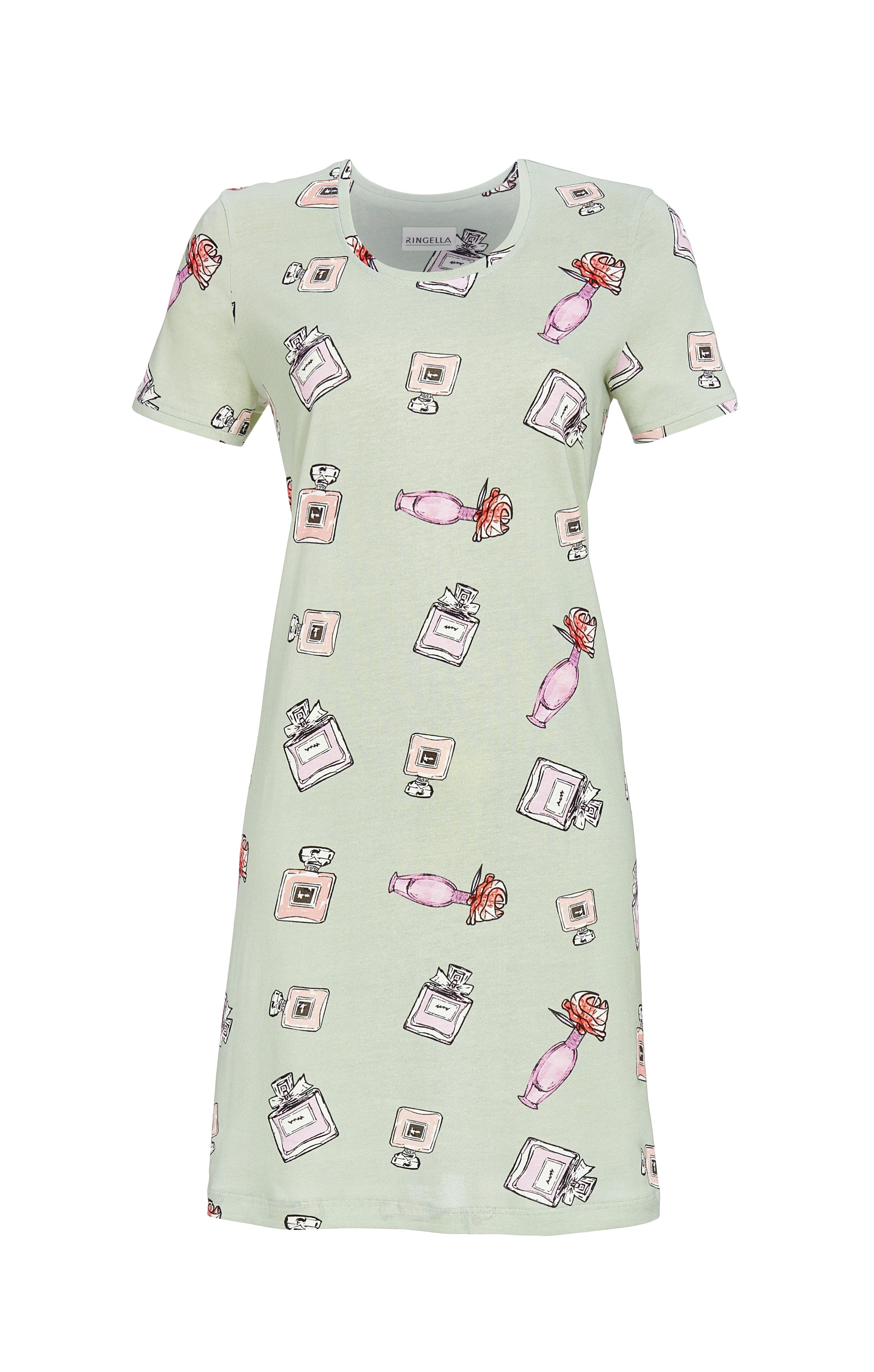 Sleepshirt mit Parfum-Flakons