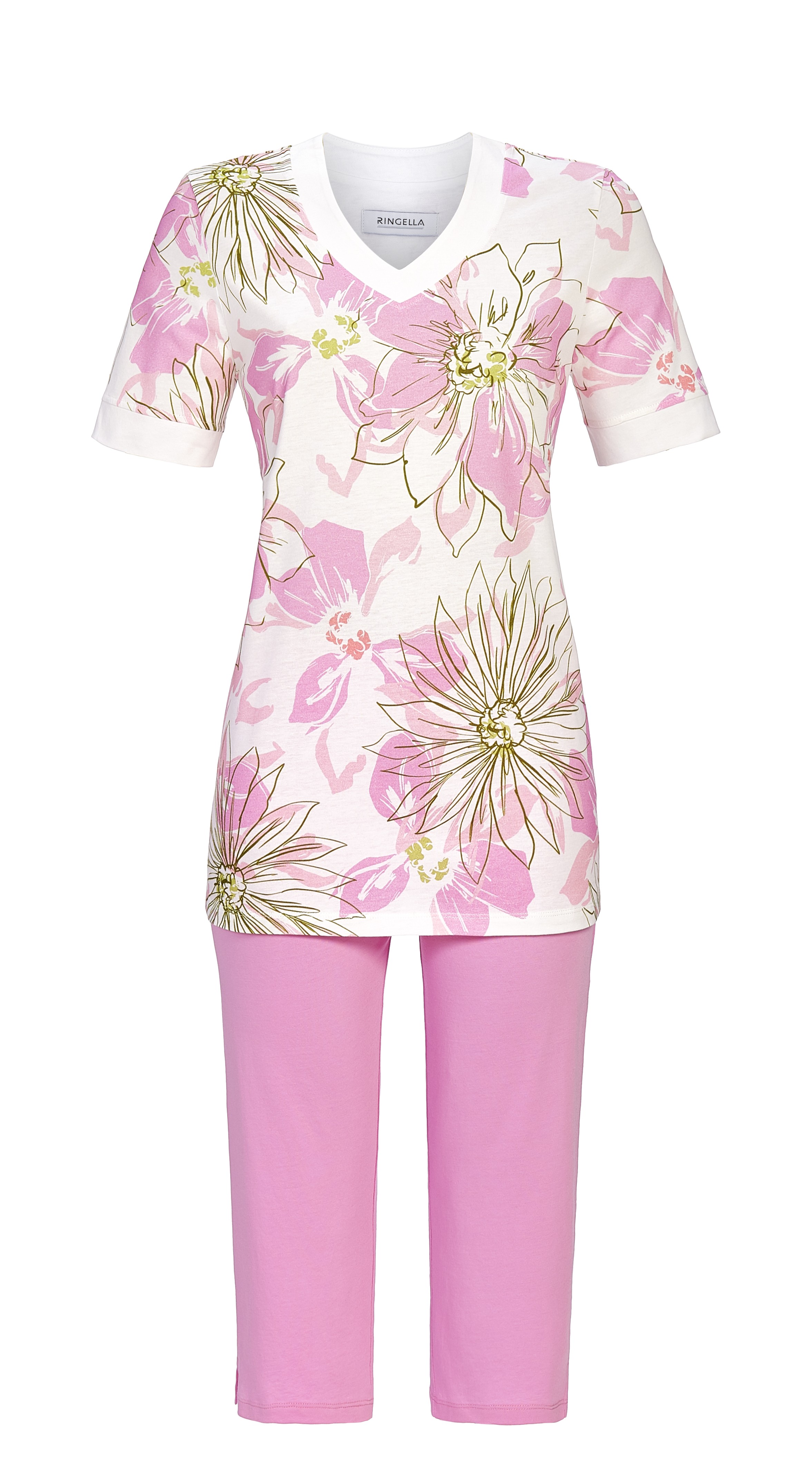 Ringella Pyjama mit Caprihose