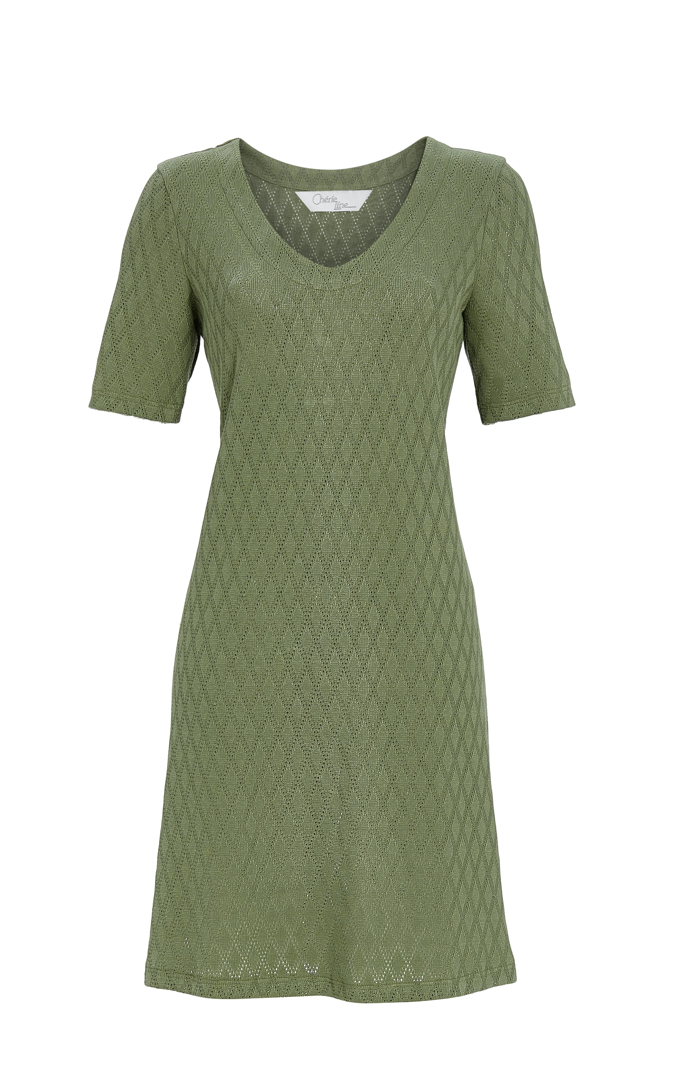 Kleid aus weicher Ajour-Ware